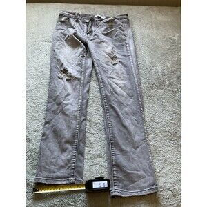 Indigo Wisdom Jeans Size 34x32 Distressed Grey
